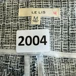 Le lis  Tweet Gray White Fringe Open Front Women’s Career Office  Blazer S #2004 Photo 9