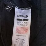 Gymshark Black Gray Scoop Neck Yoga Running Gym Athletic Sports Bra Top Size S Photo 2