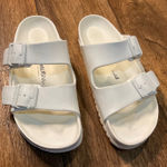 Birkenstock Arizona Essentials White Size 39 EVA 8 US Slide Buckle Adjustable Photo 0