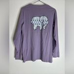 Ivory Ella  Medium Purple Long Sleeve T-shirt CP0339‎ Photo 1