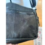 Fossil Deep Olive Green Leather Crossbody Messenger Bag Photo 10