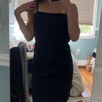 Helmut Lang Navy Blue Dress Photo 1