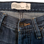 Abercrombie & Fitch Jeans Size 2R Boyfriend Straight Jean Distressed Destroyed Torn Ripped Women's Photo 4