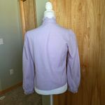 Vintage 60s Or 70s Lavender Purple Mod Style Tuxedo Shirt Ruffle Collar Photo 3