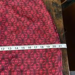 Lulus Nice Try Red Paisley Print Satin Ruffled Mini Skirt Photo 5