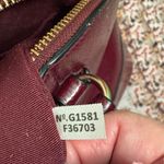 Coach  Burgundy Leather Satchel Photo 14
