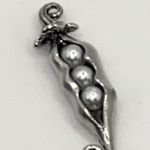 Pea Pod Charm Three Pearls Silver Tone Pendant Necklace Jewelry Women Photo 0