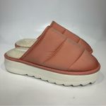 Maeve Anthropologie puffy platform slippers mules peach white women’s size 8-9 Photo 1