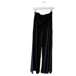 Chaser NWT Paper Bag Waist Jersey Soft Wide Leg Black High Rise Pants SZ M Photo 1