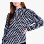 Nic+Zoe  Small Pixel Play Astrymetrical Pull Over Sweater Photo 1