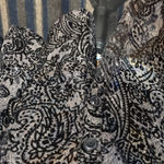 LPA  black long sleeve button down collared shirt size small Photo 3