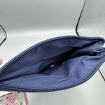 Puppie Love Zipper Pouch Navy with Tie Dye Dogs Makeup Travel Purse Insert Bag Photo 1