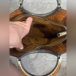 Patricia Nash Arenzano Leather Double Ring Shopper Designer Luxury Animal Print Photo 10