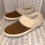 Blondo NEW  Suri Waterproof Suede Shearling Lined Clog Slippers Brown Women's 9 Photo 0
