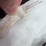 Ramy Brook  Womens Renly Black Silk Metallic Mini Tiered Skirt Photo 9