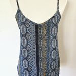 Hollister  Blue Aztec Vneck Tank Top Size Medium Photo 1