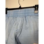 BDG  Anthropologie Denim Shorts High Smocked Waist Light Wash Raw Hem Size Small Photo 2