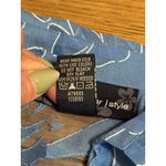 Susan Graver Sheer Floral Zip Up Shirt Jacket Size Small Blue Lightweight Photo 5