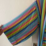 Victoria's Secret Vintage Collection Rainbow Striped kimono Robe And Slip Large Photo 1