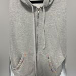 Honey Punch Light Gray Women's Hoodie Photo 3