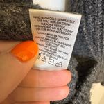 Vince Camuto  Charcoal Ribbed Half Zip Sweater Collared Cozy Minimalist Knit S Photo 4