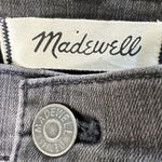 Madewell  Cali Demi Boot Button Fly Jeans Bellspring Washed Black 30 Hi-Rise NWT Photo 7