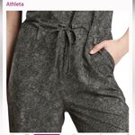 Athleta Charcoal Sleeveless Jumpsuit Photo 3