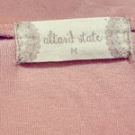 A New Day ALTAR’D STATE PINK VELOUR CROP LONG SLEEVE ROUND NECK POPOVER PULLOVER TOP M Photo 2