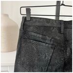 joe's jeans Joe’s Jeans The Charlie Black Snake Print High-Rise Skinny Jeans Size 27 Photo 8