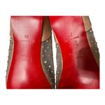 Beige Crystal Embellished Mesh Follis Strass Ballerina Flats Red Size 7.5 Photo 11