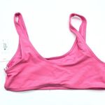 frankie's bikinis Cherub Connor Ribbed Scoop Bikini Top Pink S Photo 3