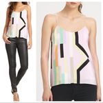 Tibi  Arizona colorblock silk cami Photo 1