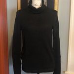 Bear Dance  Black Waffleknit Turtleneck Sweater Photo 2