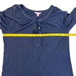 Lilly Pulitzer Navy Blue Del Lago Tunic Midi Length Dress sz L Photo 11