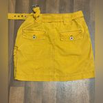 Free People  Yellow Mini Skirt Photo 4