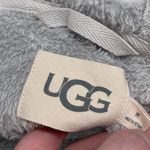 UGG  Miranda grey and white star printed hooded plush robe Photo 3