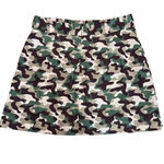 ZARA  Women's‎ Medium Camouflage Zip-Up back Mini Skirt with Pockets Photo 5