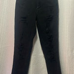 Aeropostale  Black Mom Jeans Distressed sz 00 Photo 0
