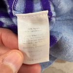 Talbots Lambswool Striped Knit Flare Arms Crewneck Sweater Women's Medium Purple Photo 5