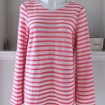 Next  Sweater Cotton Blend Striped Knit Pullover Size 12 Photo 6