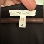 Maurice's 4X Textured Blouse Sleeves Black Dress Photo 1