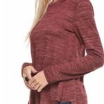 12PM by Mon Ami 12 PM by Mon Ami Burgundy Scalloped Hem Top Photo 1