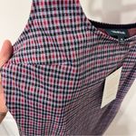 Modcloth NWT  Purple Plaid pattern Such a Charmer Sleeveless Dress M bodycon Photo 3