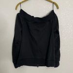 Pam & Gela  Black Zip Front Top Small Photo 4
