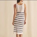 BRAND NEW Faherty Out East Striped Beach Dress Small Blue Photo 1