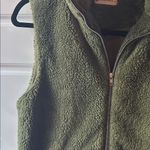 The Impeccable Pig  Olive Fleece Vest Photo 2