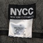 NYCC New York Clothing Charcoal Gray Stripe Pant Trousers Size 10 NWT #4175 Photo 6