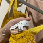 Endless Rose  Yellow Lace Sleeveless Dress Photo 5