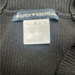 Brandy Melville Black Knit Button Front Tank Top One Size Photo 2