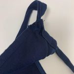 In God We Trust Womens High Neck Sleeveless Romper Blue Size XS Photo 8